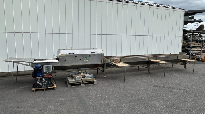 Christiaens 10400 1100 leek washer and cutting machine without peeler