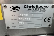 Christiaens 11500 asparagus sorting machine with box discharge
