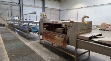 Christiaens 850-5000 linia do mycia, krojenia i wiązania szczypiorku