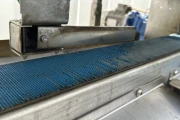 Christiaens asparagus sorting machine on thicknes with washer