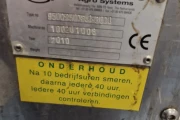 Christiaens asparagus sorting machine on thicknes with washer