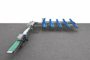 Christiaens asparagus sorting machine on thickness with washing machine