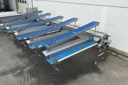 Christiaens asparagus sorting machine on thickness with washing machine