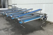 Christiaens asparagus sorting machine on thickness with washing machine