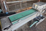 Christiaens asparagus sorting machine on thickness with washing machine