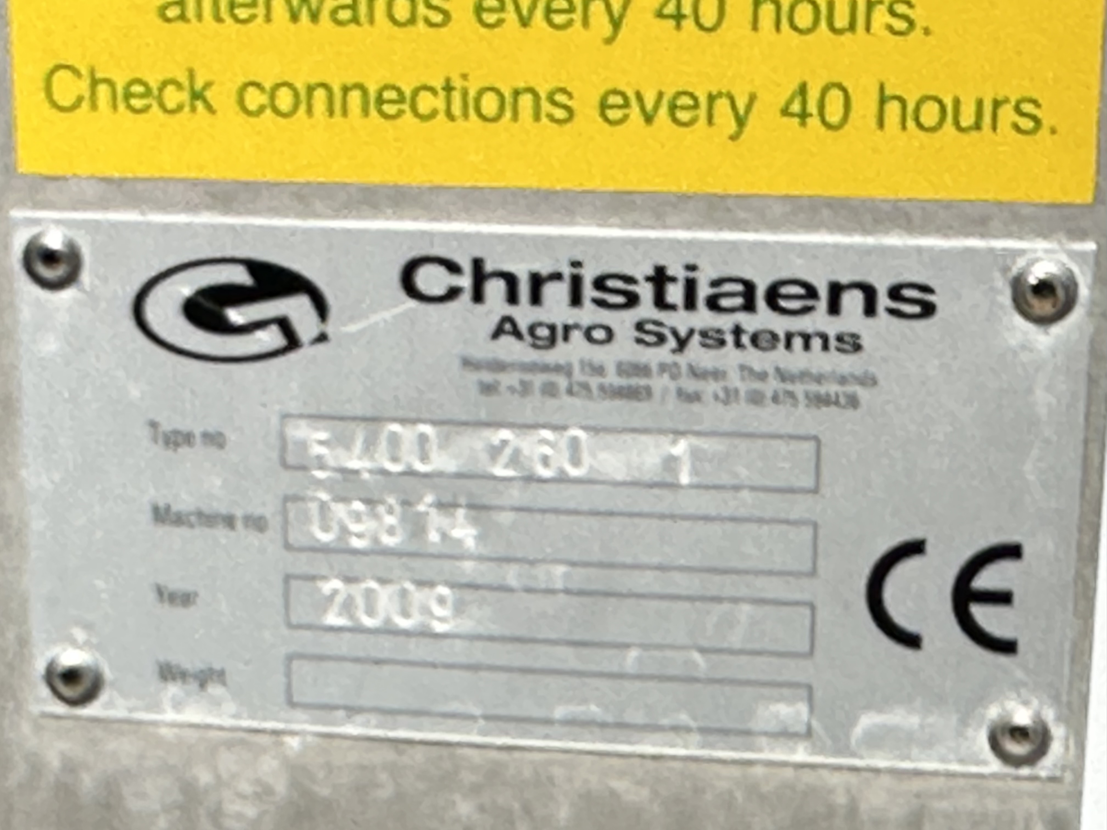 ������ ��� ����� ������ Christiaens �� ����������� �����