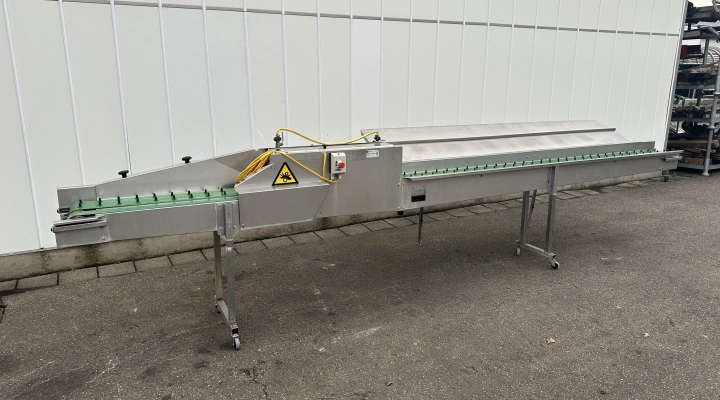 Christiaens asperge was- en snijmachine 540 cm