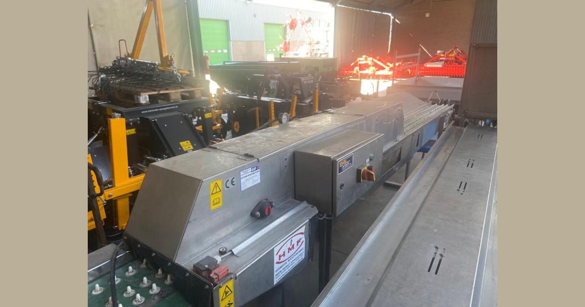 Christiaens semi-automatic grading machine and Hermeler washer for ...