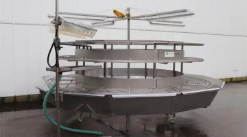 ChristiaensKarussell für Porree 4,5 meter Ø Edelstahl