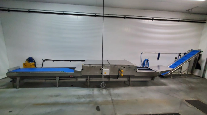 Christiaens leek washing/cutting/peeling machine