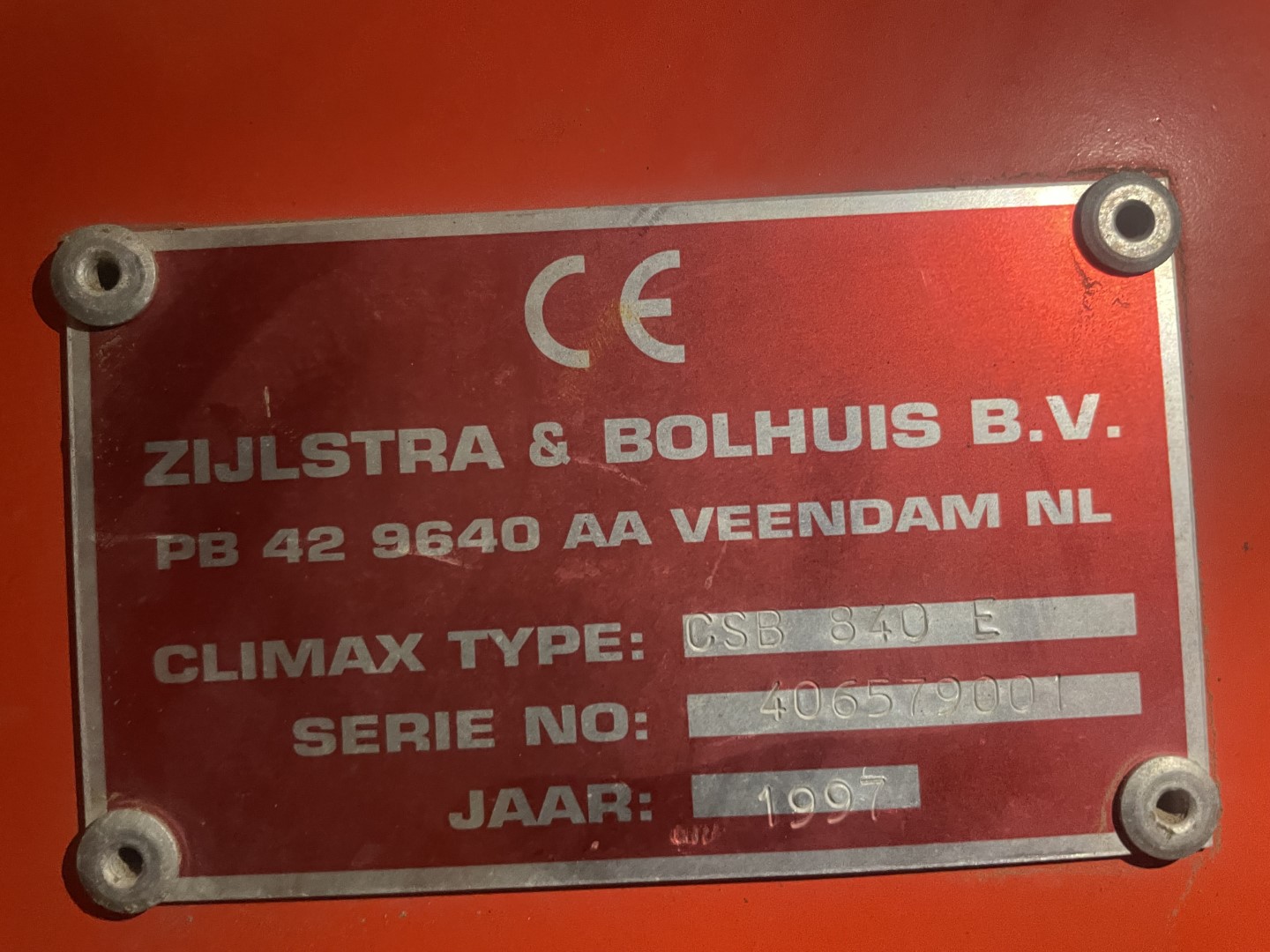 �������� ������ Climax 840 E � ��������� �����������
