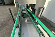 CMSA destacker and CMSA box filler with conveyor belt 195 x 41.5 cm