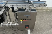 Collamat 8600 labelling machine top and bottom printing and labeling with conveyor belt