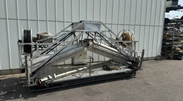 Combat nettoyeur de toits de serres 400 cm avec brosse de gouttière