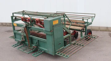 Compact Bruno planting machine transplanter for soilblock 5 rows for lettuce