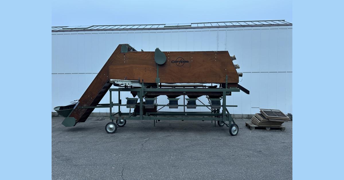 Compas AS80H potato sorting machine 4+1 sortings • Duijndam Machines