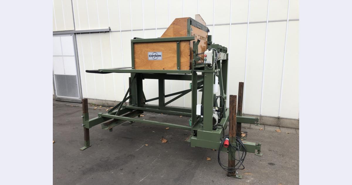Compas box tipper max. 150 cm boxes • Duijndam Machines