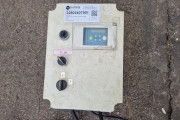 Control box with freq. inverter and end stop