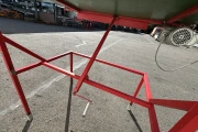 Conveyor 155 x 80 with adjustable angle