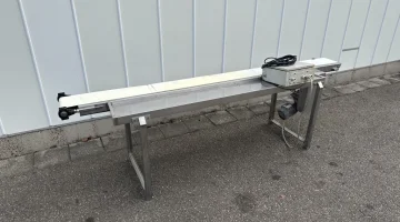 Transportor 265 x 19 cm cu cadru din oțel inoxidabil