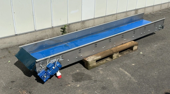 Conveyor 290 x 50 cm stainless steel