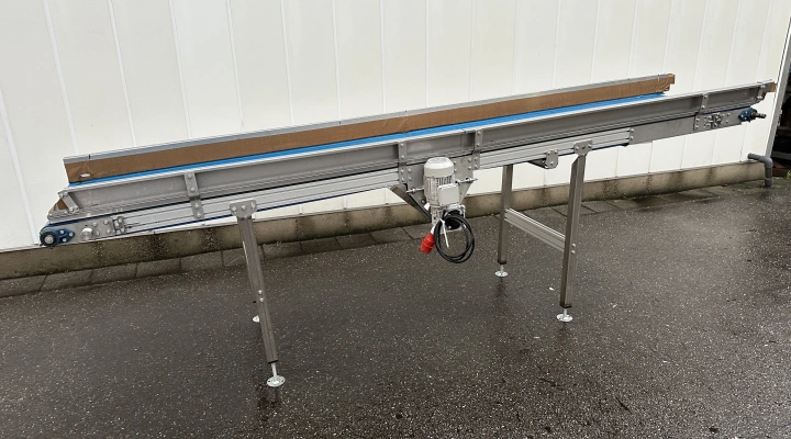 Conveyor stainless steel 370 x 70 cm
