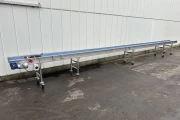 Conveyor stainless steel 970 x 40 cm with wheels