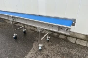 Conveyor stainless steel 970 x 40 cm with wheels