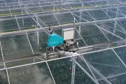 Cox V-PowerWasher greenhouse roof washing machine