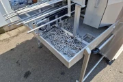 Cretel crate and tray washer with drying tunnel