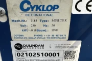 Cyklop Axro Mini TS R bindmachine met top switch schakelaar