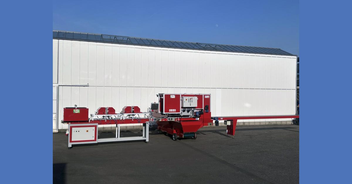 Da Ros A5-DC5 + RC5 Sjabloonvulmachine voor trays / pot-in-trayvullijn ...