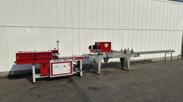 Da Ros LR650 máquina de semear por tabuleiros com semeador de tambor, empurrador de buracos, espalhador, regador e empilhador