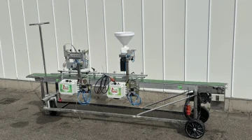 Da Ros pneumatic sowing machine for potplants with dosing unit
