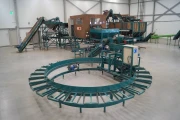 Demco bunker sorting machine for brussel sprouts, potatoes and onions