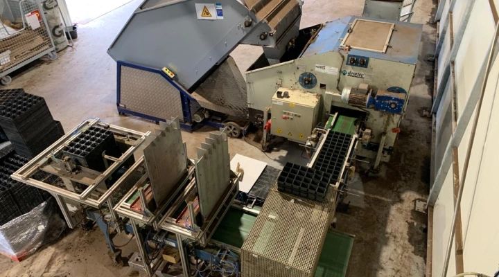 Demtec PTF XL pot in tray filling machine