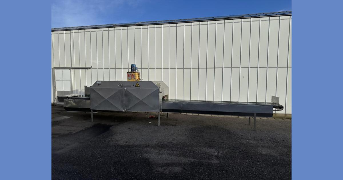 Desmytere washing and cutting machine for leek • Duijndam Machines