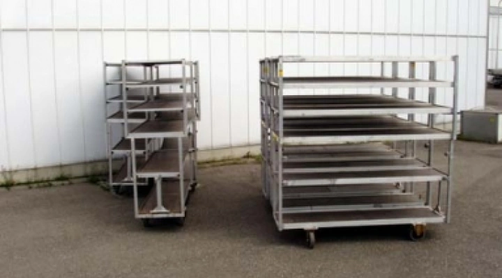 Devette aluminium trolleys with 6 levels image 1