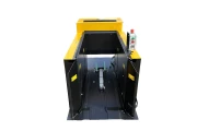 Devette destacking machine for Danish trolleys