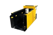 Devette destacking machine for Danish trolleys