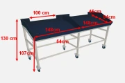 Devette work table packing table sorting table 300 x 100 cm