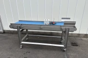 Dinnissen proces technology conveyor stainless steel 245 x 60 cm with adjustable speed