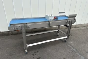 Dinnissen proces technology conveyor stainless steel 245 x 60 cm with adjustable speed
