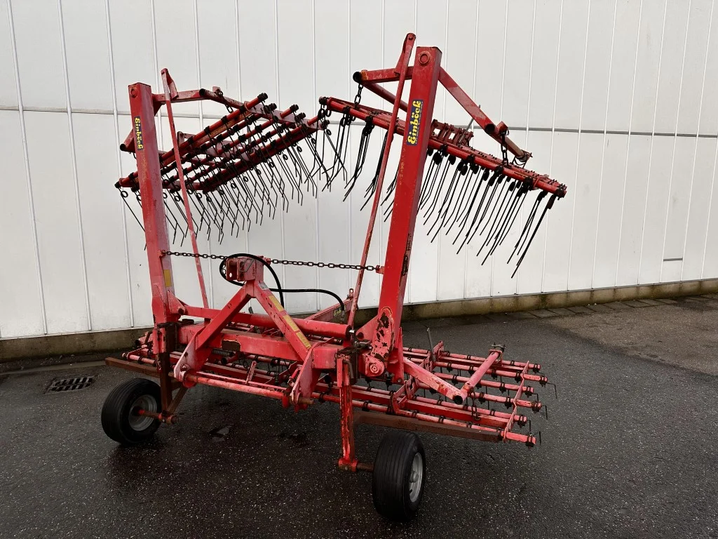 Einbock 6 meter foldable tine weeder • Duijndam Machines