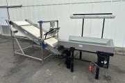 Elevator incline conveyor = 260 x 80 cm with hopper 145 x 100