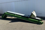Elevator incline conveyor 500 x 40 cm with a bend at the top