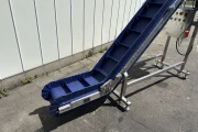 Elevator incline conveyor stainless steel frame with PP Modulair belt