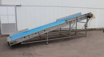 Feltracon transportor elevatoare 570 x 100 cm, otel inoxidabil