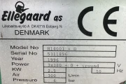 Ellegaard H14001-D paperpot machine for 20 and 40 mm paper pots