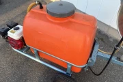 Empas 30-30-200B spraying wagon 200 liter with petrol engine and reel
